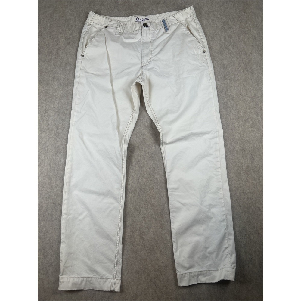 Robert‎ Graham Pants Classic Yates  Rare Ivory Color Size 38